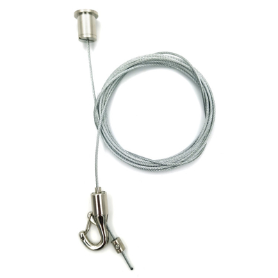 Регулируемая веревочка провода нержавеющей стали привинчивает аксессуары оборудования Grippers медного кабеля для вися ламп