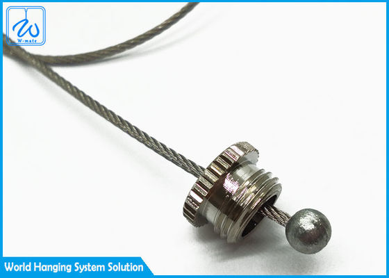 Светлая веревочка провода набора подвеса нержавеющая и отрегулировать Gripper кабеля